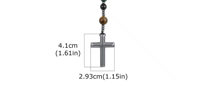 Galsteen Kruisketting