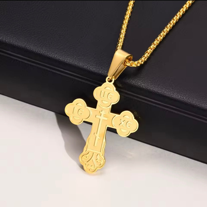 Orthodoxe Crucifix Cross Ketting