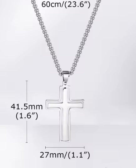 360° Draaiende Kruisketting