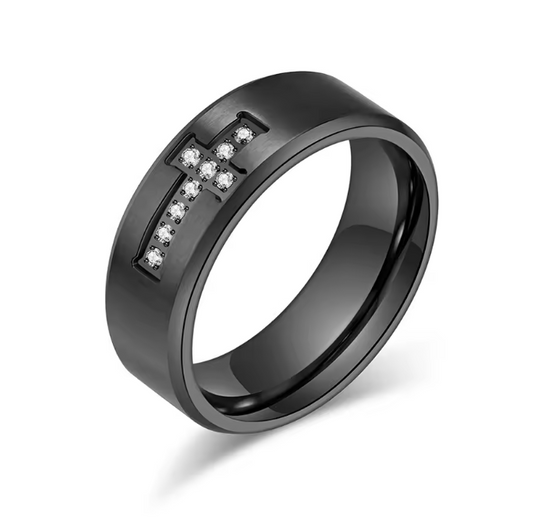 Kruis Zirkoon Ring