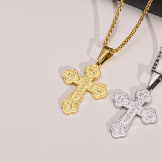 Orthodoxe Crucifix Cross Ketting